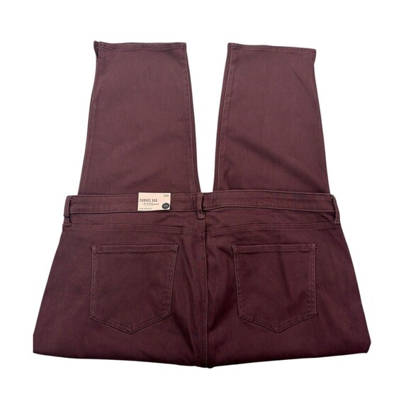 NYDJ Curves 360 Women's Plus Size 24 SHORT Slim Straight Ankle Jeans Stretch NWT - Picture 4 of 16